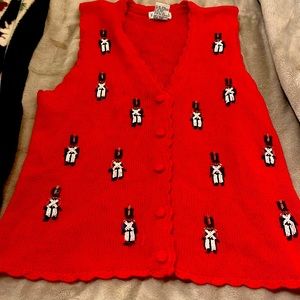 Vintage Christmas Vest